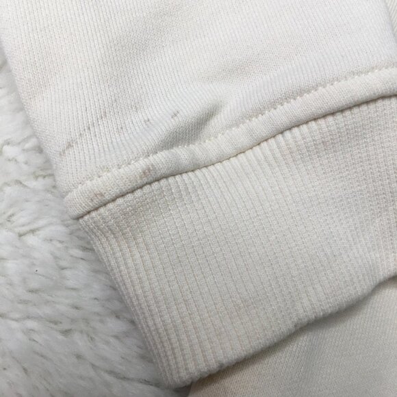 Hanna Andersson Little Girl Off White Floral Sweatshirt Top Size 4 Embroidered - Picture 3 of 12